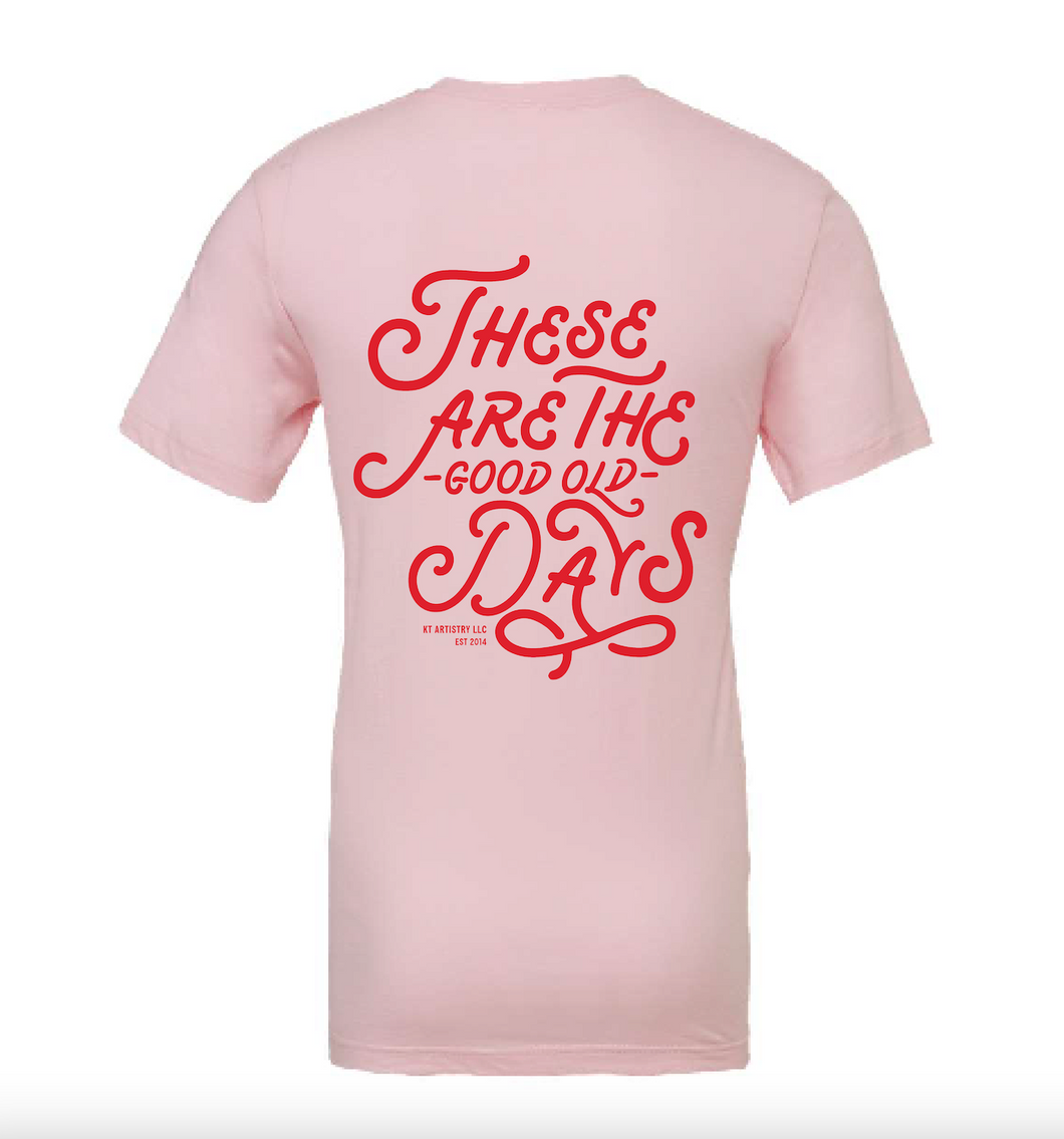 Adult Unisex Pink T-Shirt